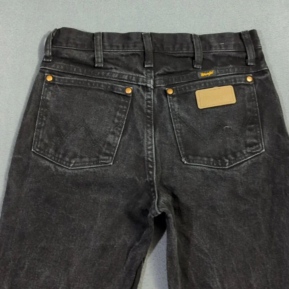 Wrangler Jeans Men's 29x32 Fits 28x31 Black 936 WBK Slim Cowboy Cut Slim Fit